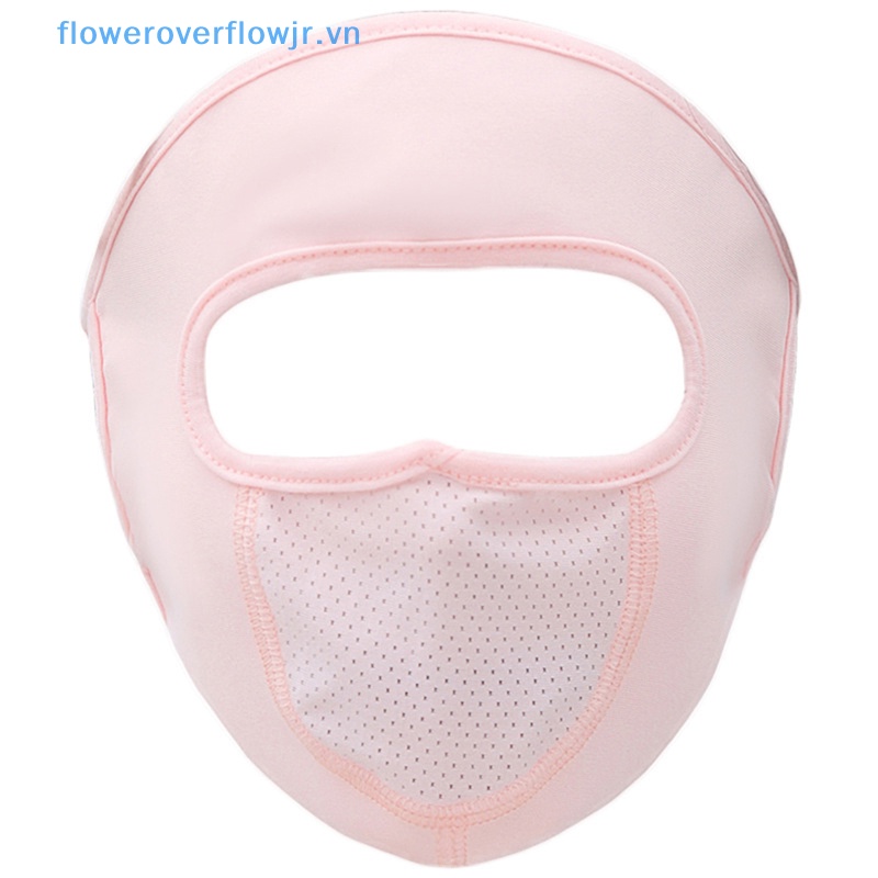Khẩu Trang Chống Tia UV Bằng Lụa Mát Dùng Khi Chạy Xe Đạp / Xe Máy