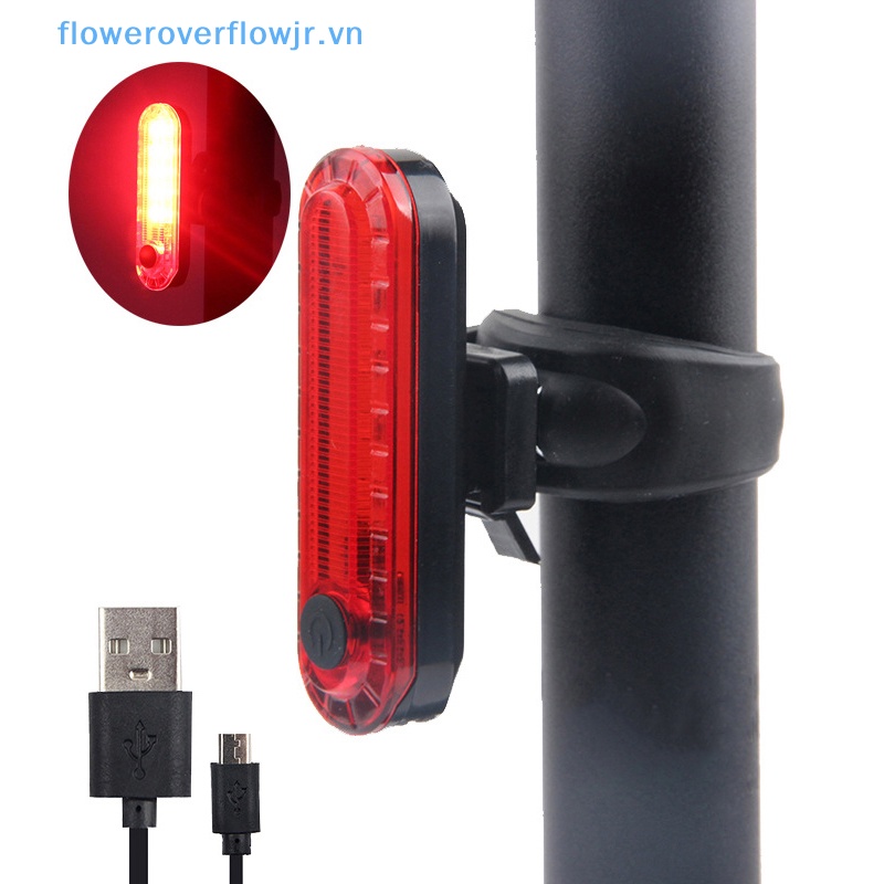 Đèn LED USB Chống Thấm Nước Gắn Đuôi Xe Đạp Tiện Dụng