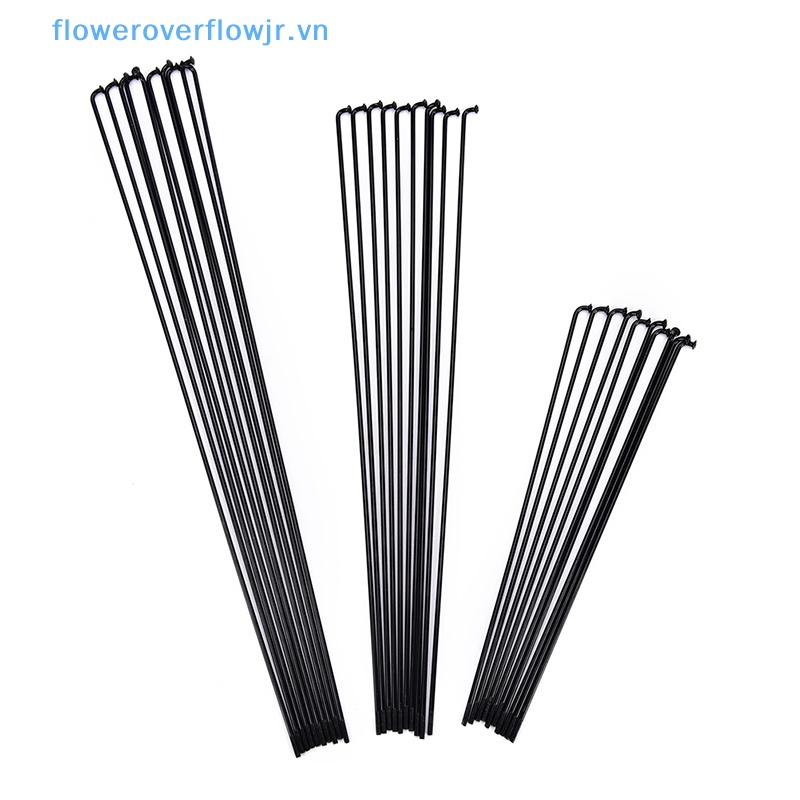 Bộ 10 Căm Xe Đạp 14G + Núm Vú 12mm 170~286mm Bằng Thép