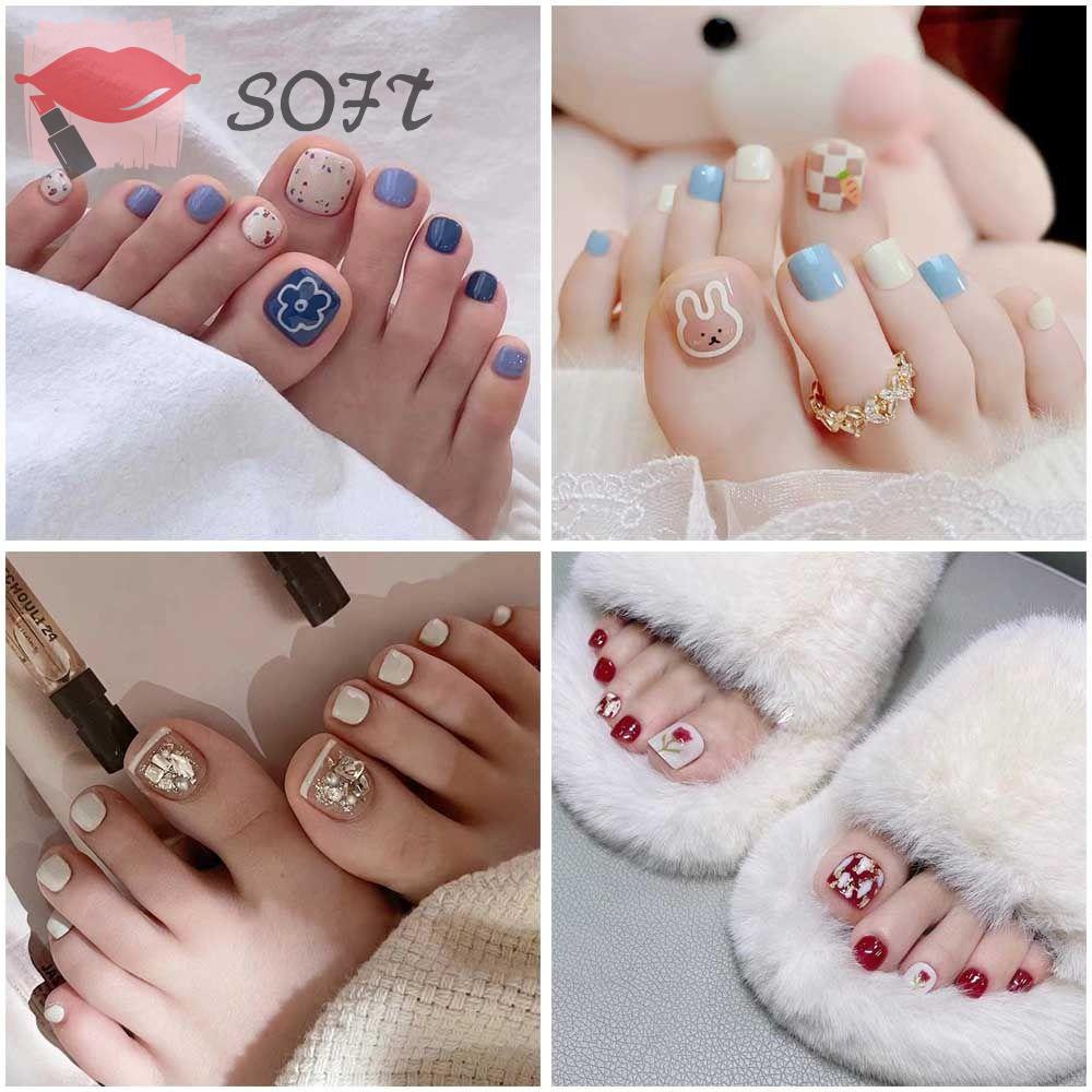 Móng Chân Giả SOFTNESS Kiểu Pháp