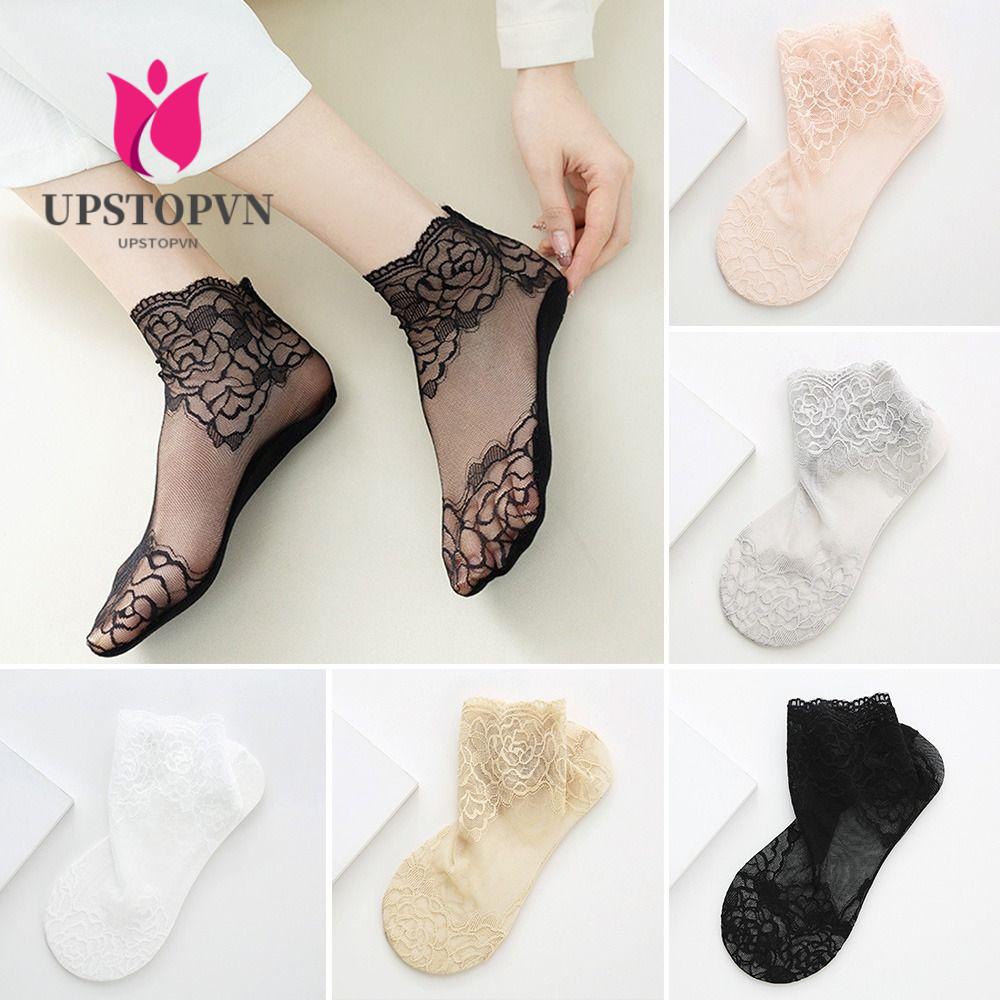 Vớ Thuyền Phối Ren Chống Trượt Thời Trang Mùa Hè Mới