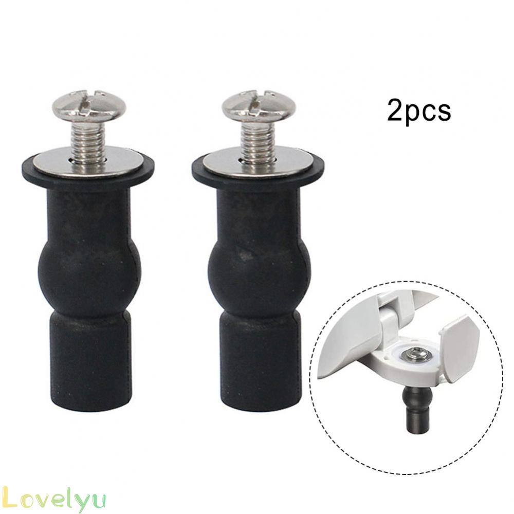 ⭐READY STOCK ⭐Universal Rubber Expansion Plug Kit for Toilet Seat Hinges 2PCS Stainless Steel Screws