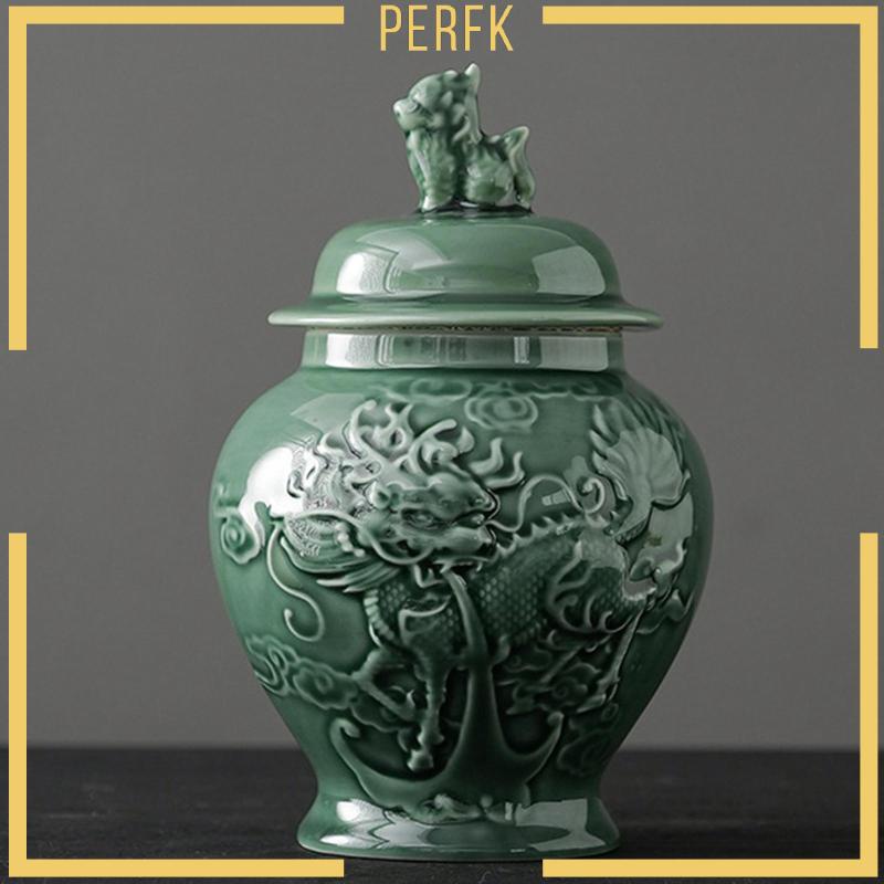 Lọ Gốm Sứ Đựng Gừng Để Bàn Trang Trí Nhà Cửa / Tiệc Cưới