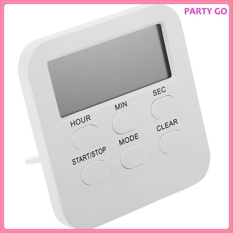 Đồng Hồ Kỹ Thuật Số Hẹn Giờ Ăn Uống Bằng Nhựa Màu Trắng Mới Lạ Cho Trẻ Em Uiran