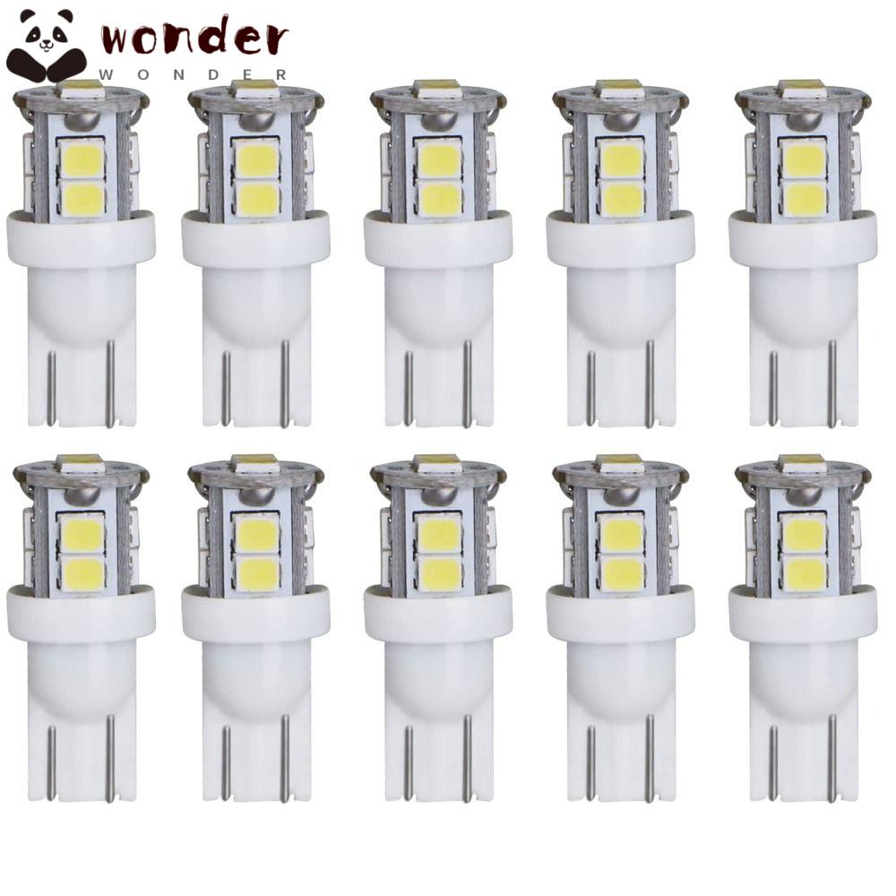 Set 10 Bóng Đèn COB 5730 5SMD Ánh Sáng Trắng 12V Gắn Biển Số Xe Ô Tô
