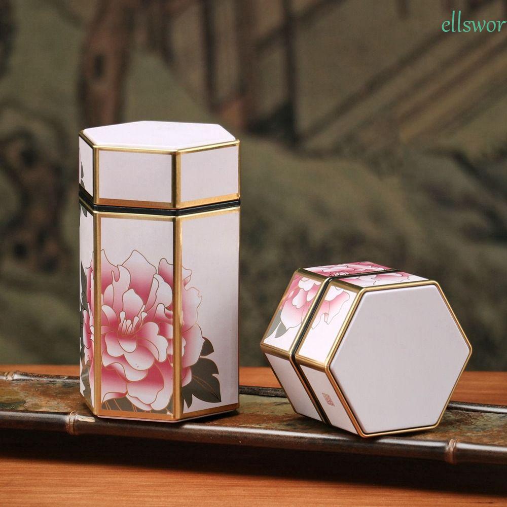 1 Hộp Đựng Trà Rỗng Hình Lục Giác