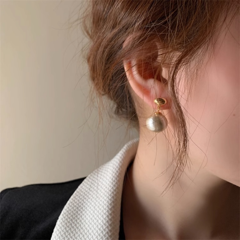 Bông Tai Ngọc Trai Cotton Phong Cách Hàn Quốc Đơn Giản