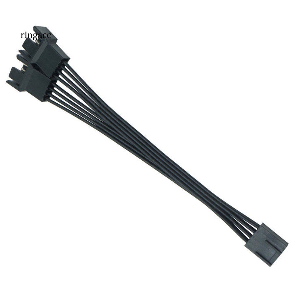 Cáp Chia Cổng Quạt PWM 13.5cm Chuyên Nghiệp Bằng Thiếc Rộng 1 Sang 2 4 Pin PWM Cho Máy Tính Để Bàn