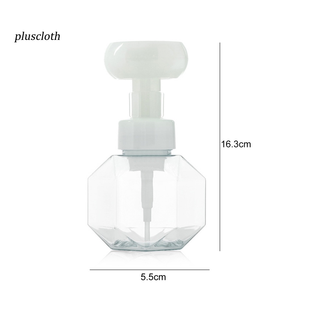 Bình Đựng Xà Phòng 300ml Trong Suốt Có Thể Tái Chế Tiện Dụng