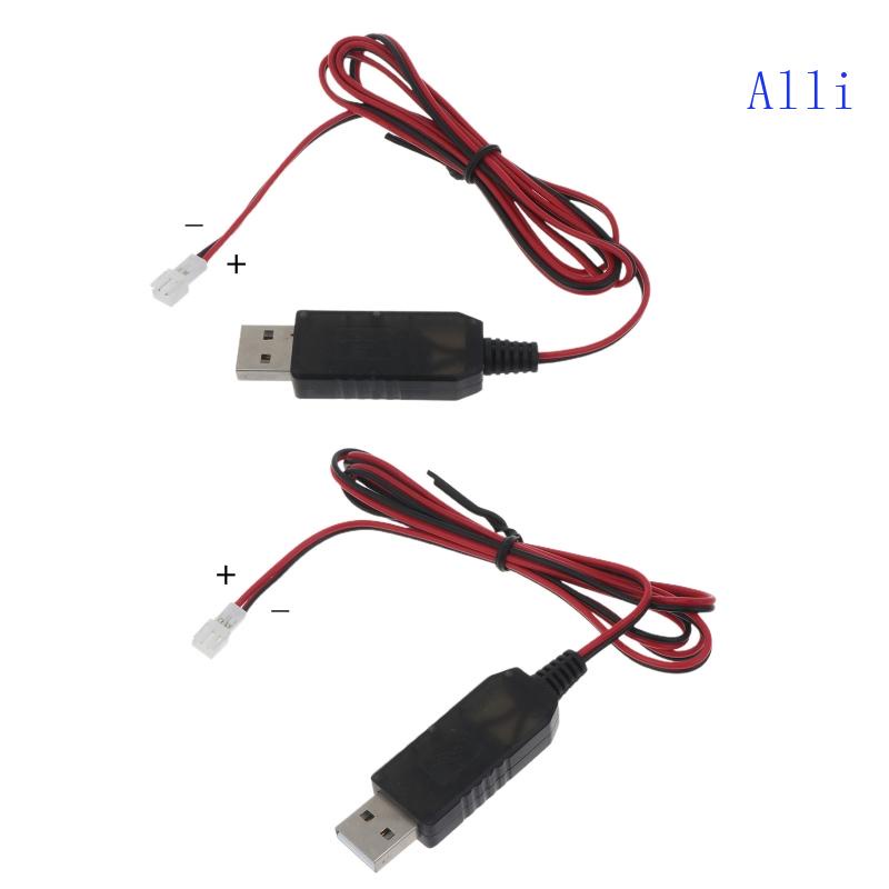 Dây Cáp Sạc Pin Đồ Chơi 3 7V Lithium 100cm Chuyển Đổi USB 5V 2A Sang 4 2V 1A PH2 0 2Pin