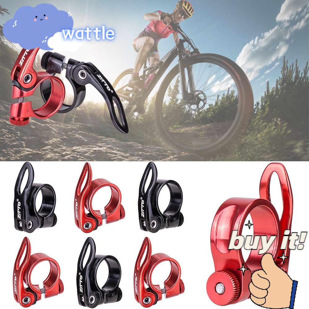 Kẹp Cố Định Yên Xe Đạp Leo Núi MTB BMX 28.6 / 31.8 / 34.9mm Bằng Nhôm Màu Đen / Đỏ