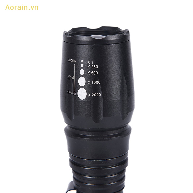 Đèn Pin Siêu Sáng 90000LM T6 LED Quân Đội Phóng To 18650.