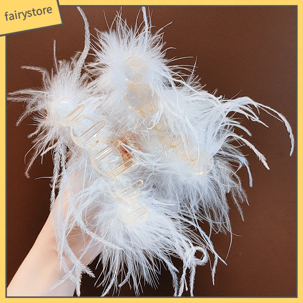 Kẹp Tóc Móng Vuốt Màu Trơn Co Giãn Có Răng Chống Trượt Phù Hợp Cho Nữ