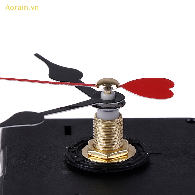 {Aorain} Bộ Phận Cơ Chế Chuyển Động Đồng Hồ Treo Tường Trái Tim Màu Đỏ DIY