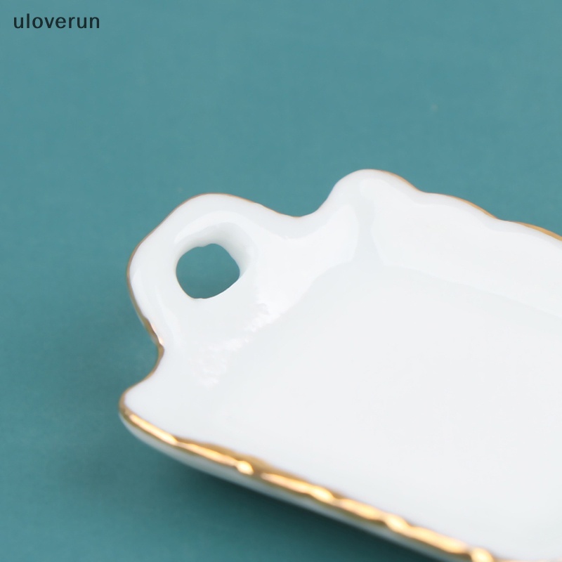 1 Đĩa Sứ Đựng Thức Ăn Đồ Ăn Tỉ Lệ 1 / 12 Trang Trí Nhà Búp Bê vn