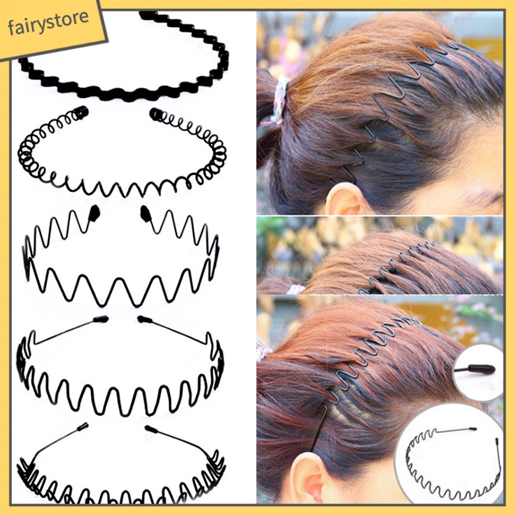 Set 3 Băng Đô Cài Tóc Màu Sắc Trơn Độ Co Giãn Cao Ổn Định Cao