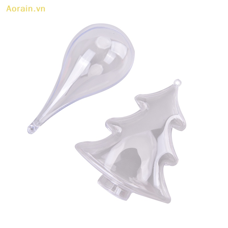 Quả Cầu Nhựa Trong Suốt Dùng Trang Trí Giáng Sinh