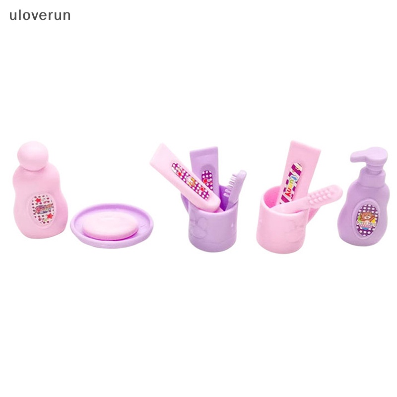 Set 11 Món Đồ Dùng Phòng Tắm Gồm Giỏ Đựng Khăn / Kem Đánh Răng / Máy Sấy / Gương Đánh Răng Tiện Dụng