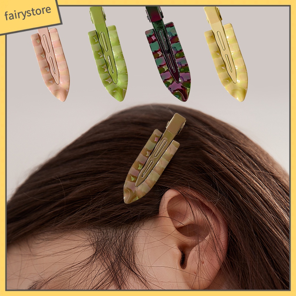 Kẹp Tóc Hình Lượn Sóng Không Đường May Chống Trượt Có Thể Tái Sử Dụng