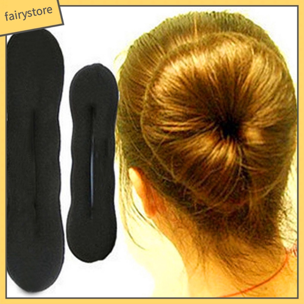 Bộ 4 Dụng Cụ Búi Tóc Màu Sắc Trơn Tiện Dụng Dùng Hàng Ngày