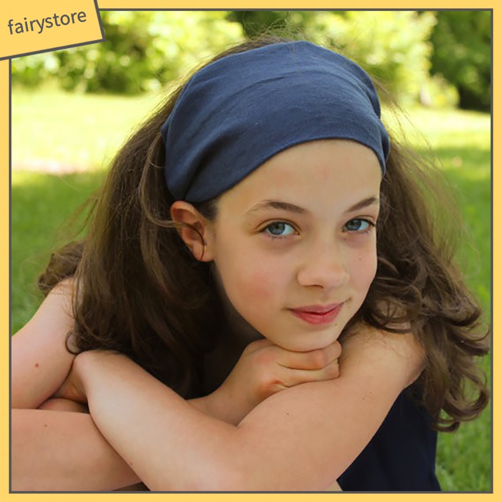 Băng Đô Cài Tóc Màu Trơn Dùng Rửa Mặt / Trang Điểm Tiện Dụng