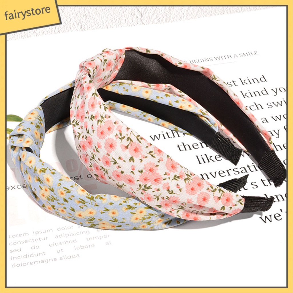 Băng Đô Thắt Nút Bản Rộng Tùy Chỉnh Thời Trang Cho Nữ