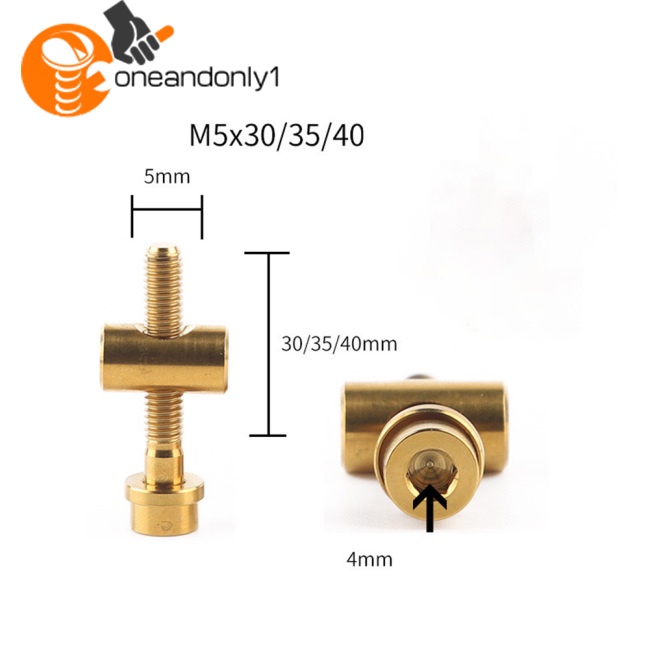 Ốc Vít Cố Định Cốt Yên Xe Đạp Bằng Titan TC4 M5X30Mm / M5X35Mm / M5 x