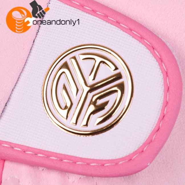 1 Đôi Găng Tay Đánh Golf Bằng Vải Vi Sợi Chống Nắng Chống Mòn Thoáng Khí Có Thể Giặt Sạch Dành Cho Nữ