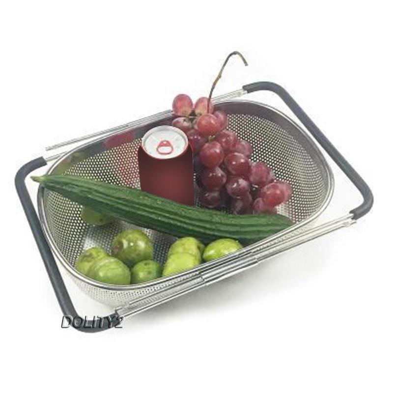 [Dolity2] Miếng Lọc Rác Bồn Rửa Chén Hình Oval Bằng Thép Không Gỉ
