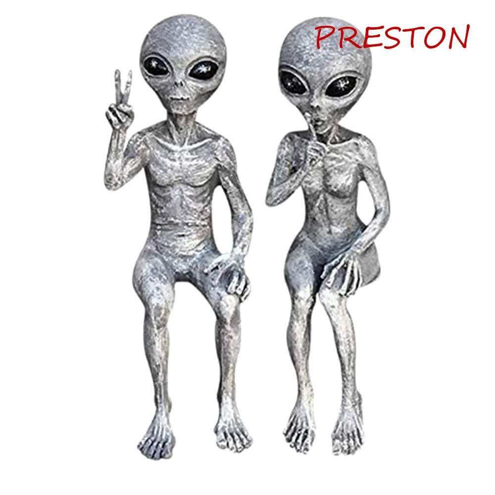 Mô Hình Đầu Lâu Người Ngoài Hành Tinh Martians Vườn Nhà