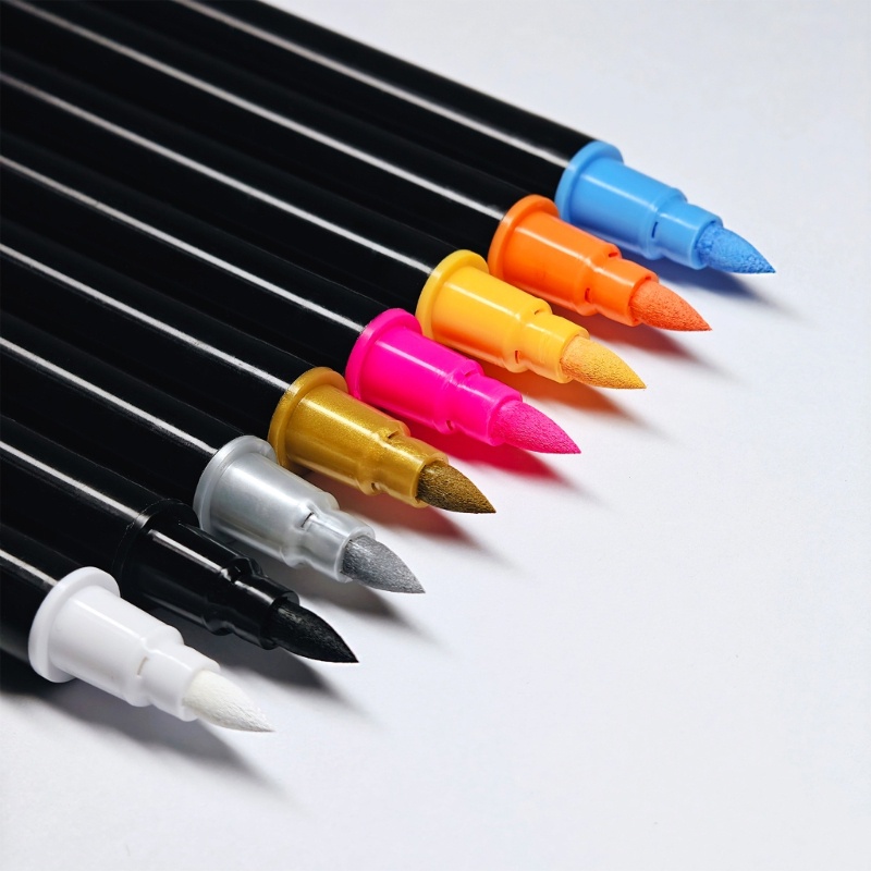 Set 12 Bút Lông Màu Acrylic Nhanh Khô Dành Cho Thanh Thiếu Niên