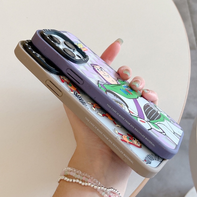 Ốp Điện Thoại Acrylic Cứng Chống Sốc Họa Tiết Hoạt Hình Toy Story Buzz Lightyear Cho IPhone14 / 13 / 12 / 11 / Pro / Max