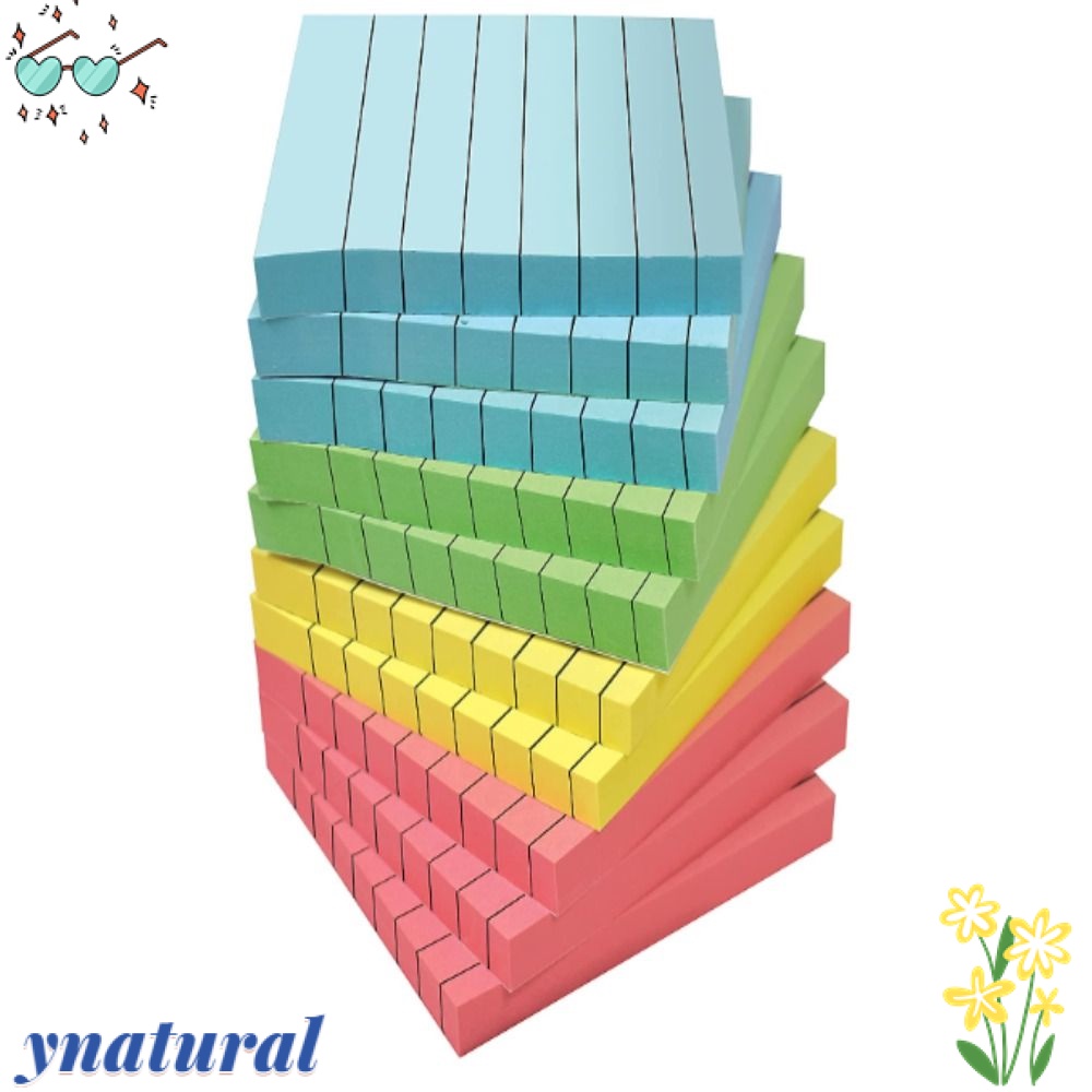 Set 10 Tờ Giấy Ghi Chú Tự Dính Họa Tiết Sáng Tạo