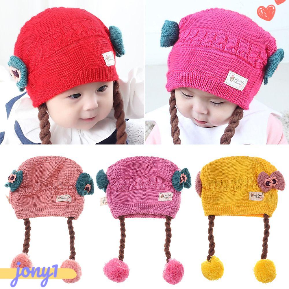 Mũ Dệt Kim Đính Tóc Giả Co Giãn Đính Búp Bê Hoạt Hình Dễ Thương Cho Bé Gái