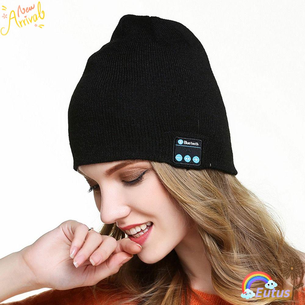 Mũ beanie Kết Nối Bluetooth 5.0 Tích Hợp Tai Nghe Và Micro Tiện Dụng