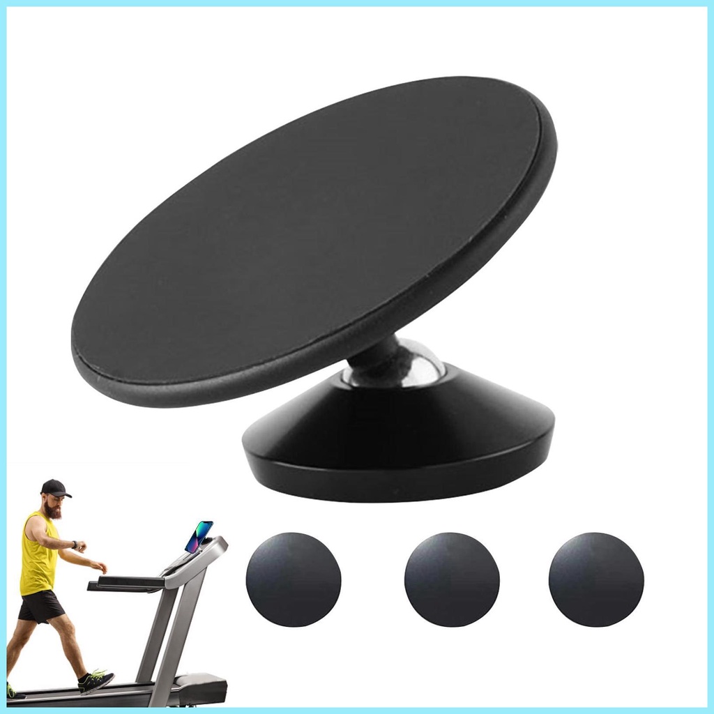 Giá Đỡ Điện Thoại Hai Mặt Hít Nam Châm Xoay 360 Độ Cho Xe Hơi