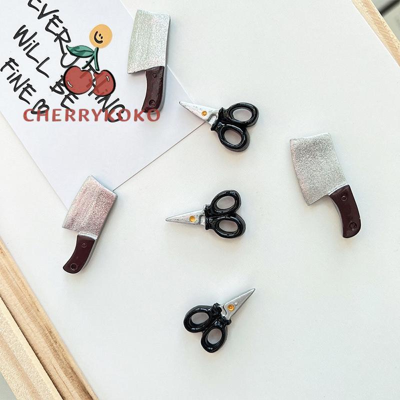 🍒🍒CHERRYKOKO Kẹp Tóc Hình Cây Kéo Hoạt Hình Dành Cho Nữ