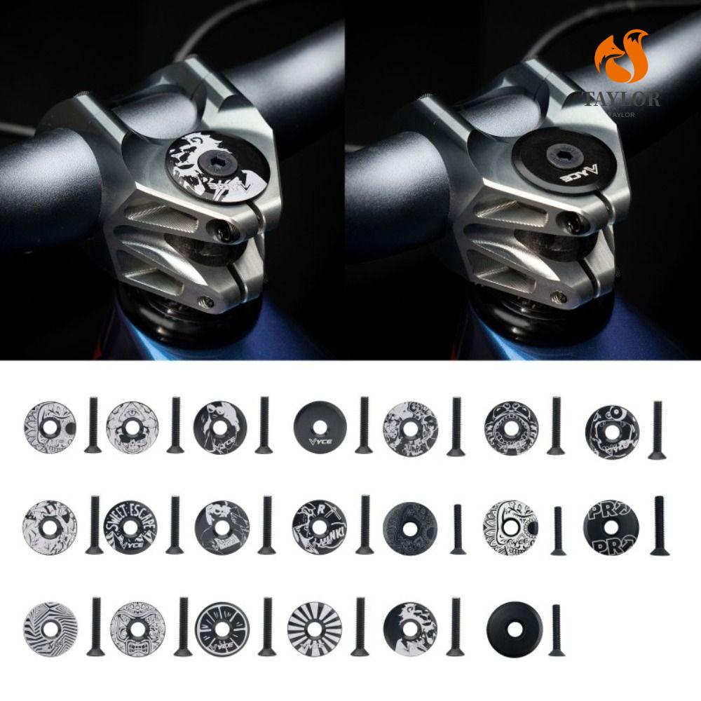 Nắp Đậy Bát Xe Đạp TAYLOR1 28.6mm 1 1 / 8 &quot;Bằng Hợp Kim Nhôm Kèm Ốc Vít Chuyên Dụng Chất Lượng Cao