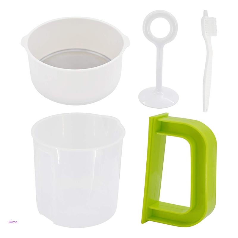 Set 5 Lưới Lọc Sữa Nước Ép Bền Dễ Vệ Sinh Có Thể Tái Sử Dụng
