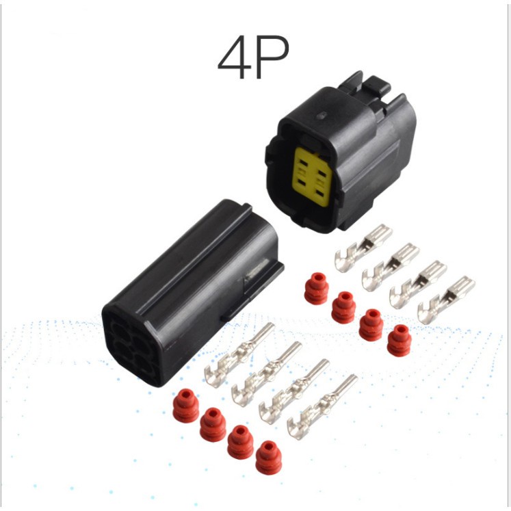 Bộ Đầu Nối Dây Điện Chống Nước 1 / 2 / 3 / 4 / 6 / 8 / 10 / 12 Chân Cho Xe Hơi  xe máy