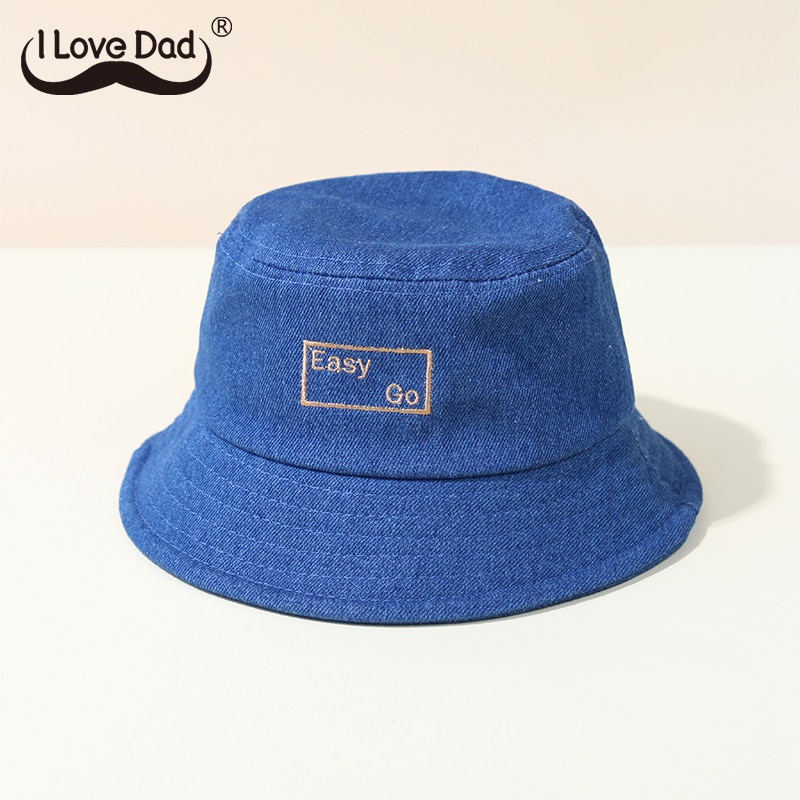 Nón Tai Bèo Vải Jean Phong Cách Vintage Cho Bé