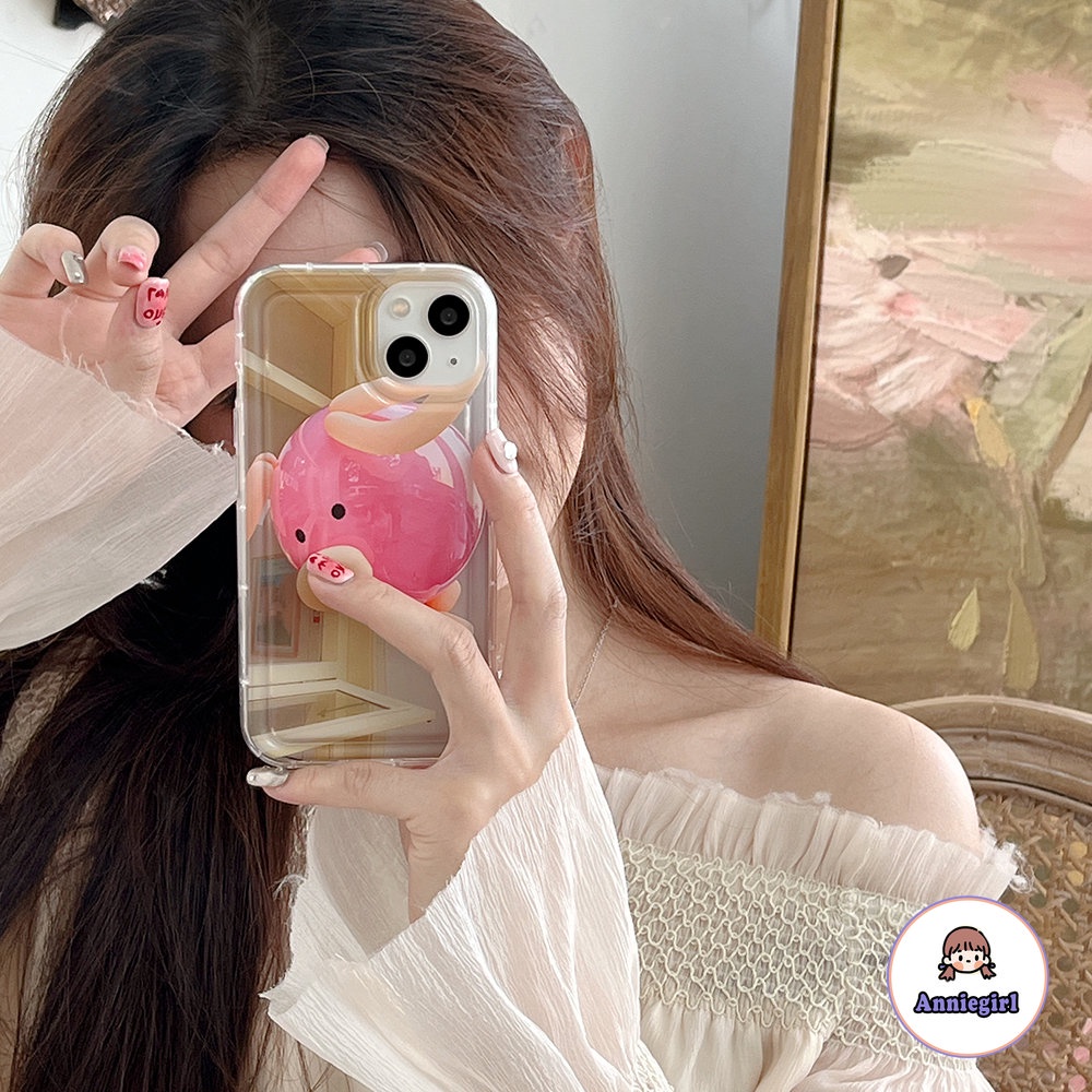 Ốp Điện Thoại TPU Mềm Hình Chú Heo Hồng Và Bong Bóng Cho IPhone 11 14 Pro Max 13 Pro Max 12 IPhone X XS XR 7 8 Plus