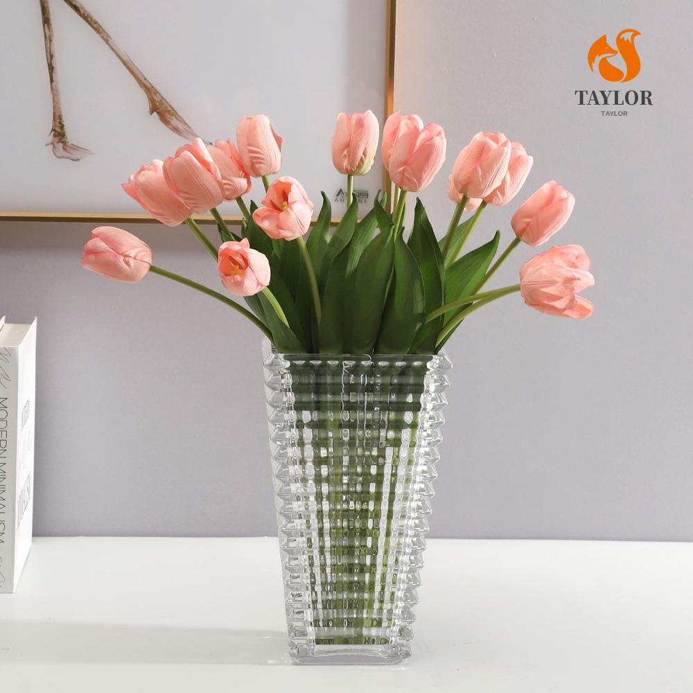 Bó Hoa Tulip Nhân Tạo Bằng Silicone 1 Cái Cho Trang Trí Tiệc Cưới