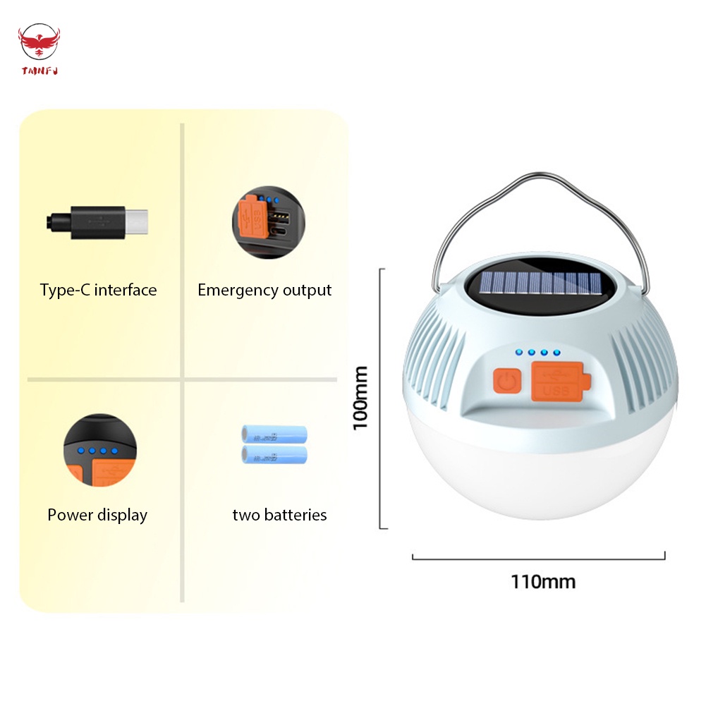 Đèn Sạc USB Dễ Mang Theo Khi Đi Leo Núi