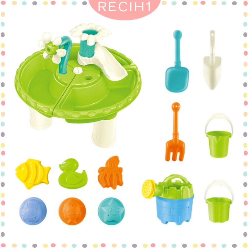 Bộ 13 Bàn Cát Nhiều Màu Sắc Dùng Chơi Trong Nhà / Ngoài Trời Cho Bé Trai