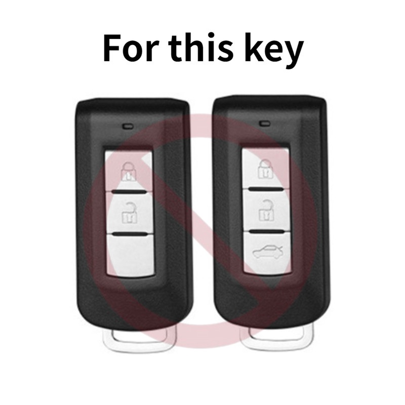 Vỏ TPU Bọc Chìa Khóa Điều Khiển Từ Xa Cho Mitsubishi Lancer ASX Eclipse Cross Outlander Pajero