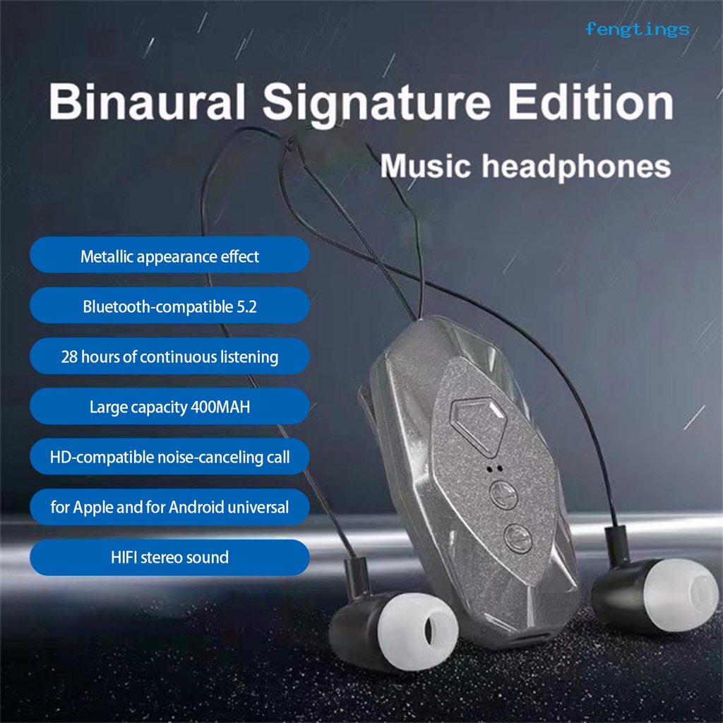 Tai Nghe HiFi Không Dây Giảm Tiếng Ồn Kết Nối Bluetooth 5.2 Có Micro