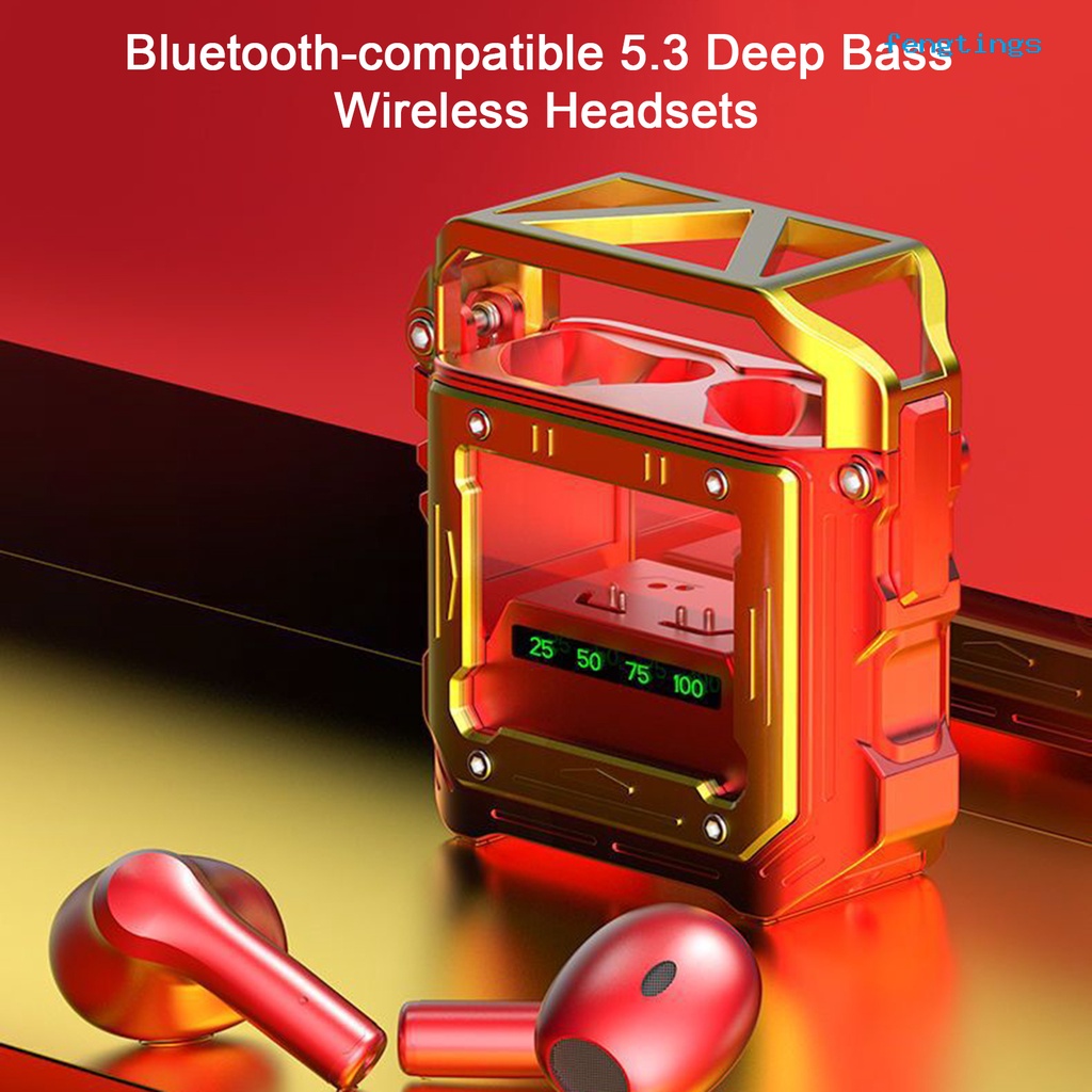 1 Bộ Tai Nghe Không Dây Bluetooth 5.3 JX50 Âm Thanh HiFi Có Nắp Bật Lên Chống Nhiễu