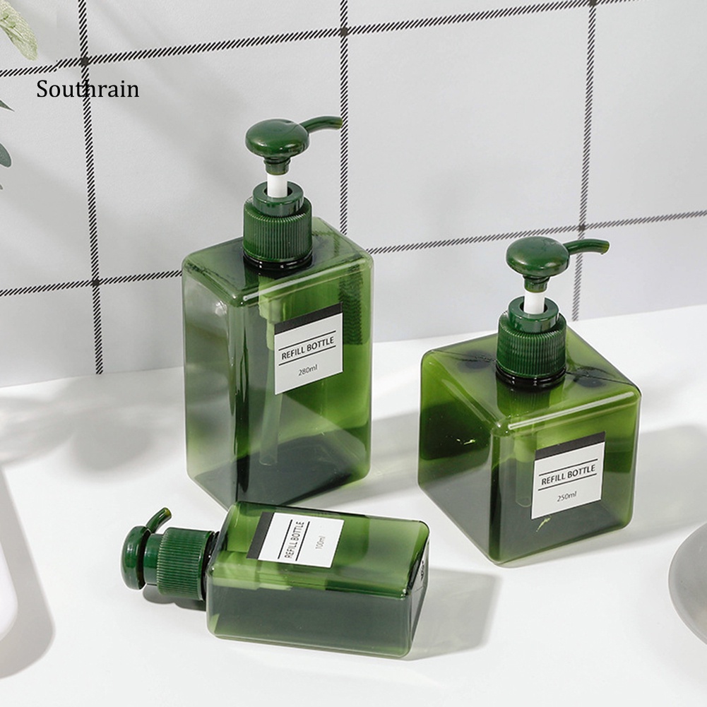 Bình Đựng Dầu Gội / Sữa Tắm Dạng Nhấn 100 / 150 / 250 / 280 / 450ml Tiện Dụng