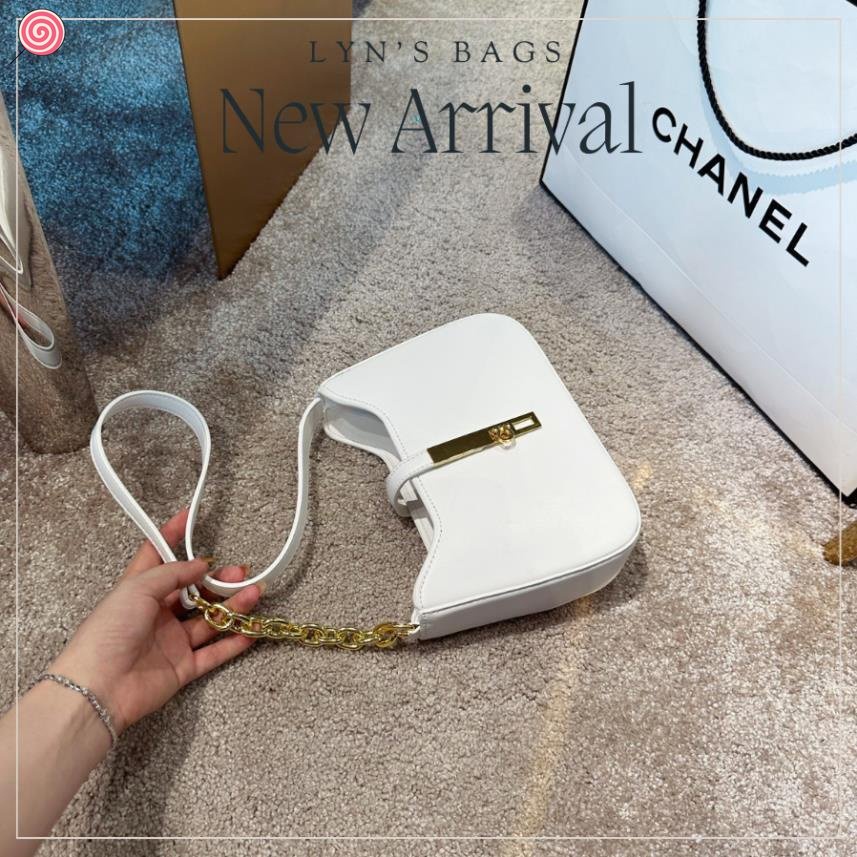 Toptrends Túi Xách Da PU Đeo Dưới Cánh Tay Họa Tiết Mặt Trăng Vintage Thời Trang 2023 Cho Nữ HSU